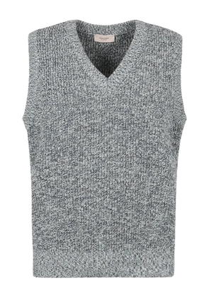 Agnona v-neck sweater - Blue