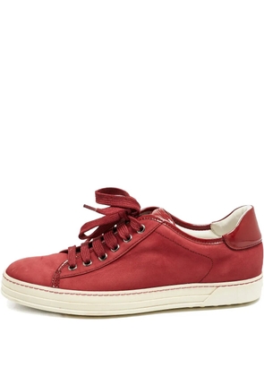 Tod's Vintage leather sneakers - Red