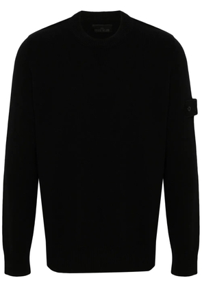 Stone Island Compass-badge sweater - Black
