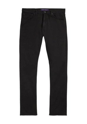 Ralph Lauren Purple Label five-pocket slim trousers - Black