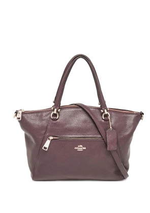 Coach Vintage leather shoulder bag - Purple