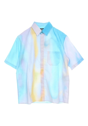 Fendi Pre-Owned 2010s tie-dye short-sleeve shirt - Blue