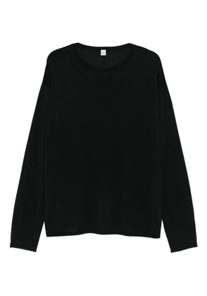 TOTEME round-neck sweater - Black