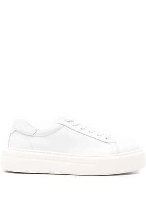 Gant leather platform sneakers - White