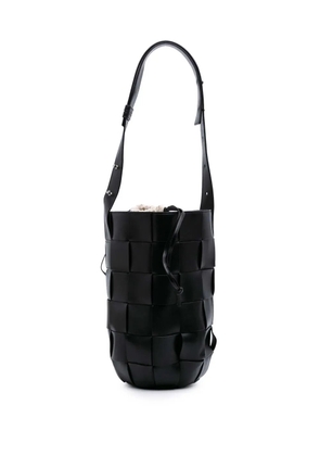 Bottega Veneta Pre-Owned 2012-2024 Nappa Intrecciato Casette Lantern bucket bag - Black