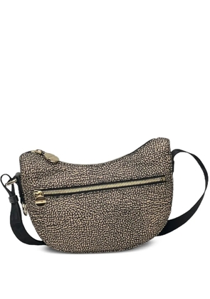Borbonese mini Luna cross body bag - Neutrals