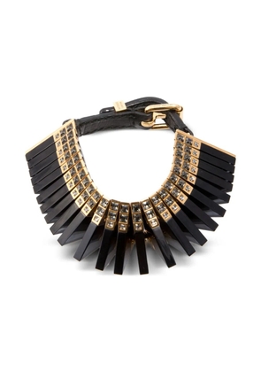 Louis Vuitton Pre-Owned 2010s articulated embellished bracelet - Gold