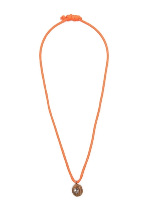 Dezso 18K rose gold Coquito diamond necklace - Pink