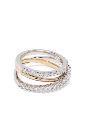 Swarovski Hyperbola ring - Silver