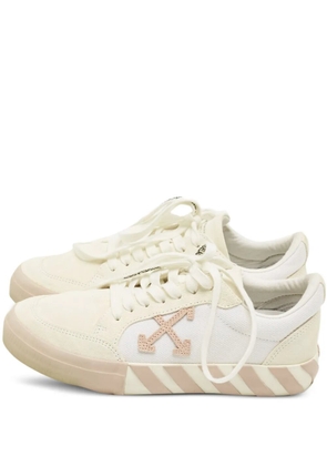 Off-White Pre-Owned vulcanized lace-up sneakers - Neutrals