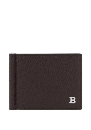 Bally embossed bifold leather wallet - Brown