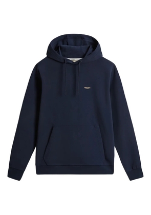Woolrich logo interlock hoodie - Black