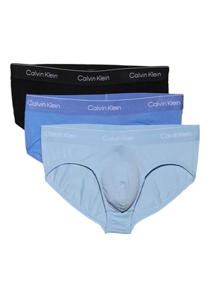 Calvin Klein Underwear logo-waistband briefs (pack of three) - Black