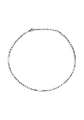 Jewels Aficionado Estelle diamond tennis necklace - Silver