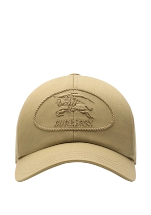 Burberry Knight Stamp gabardine baseball cap - Neutrals