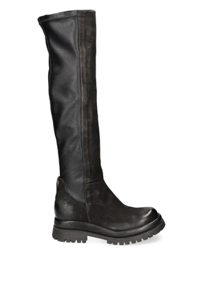A.S.98 zip detail boots - Black