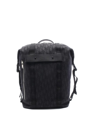 Christian Dior Pre-Owned 2010s Safari Oblique canvas backpack - Black