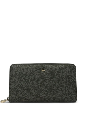 Borbonese large printed wallet - Black