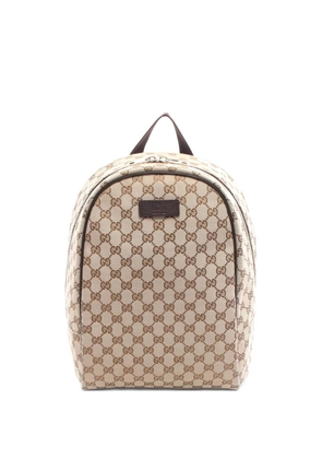 Gucci Pre-Owned 2010s GG canvas monogram backpack - Neutrals