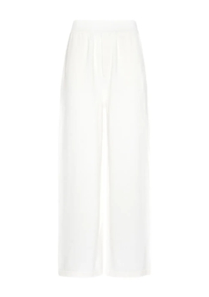 DSQUARED2 logo-embroidered trousers - White
