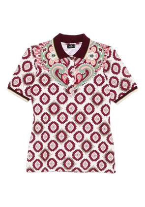 ETRO patterned polo top - Neutrals