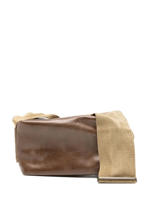 Uma Wang faux-leather shoulder bag - Brown
