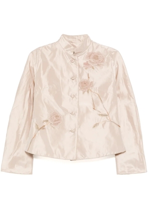 SHIATZY CHEN Libre Collection mandarin collar cotton jacket - Neutrals