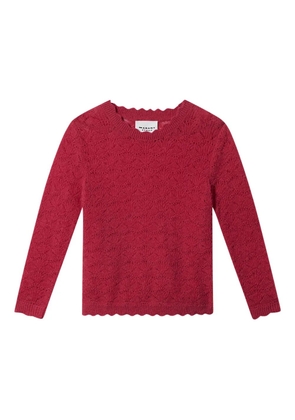 MARANT ÉTOILE Leonette scalloped pullover - Pink