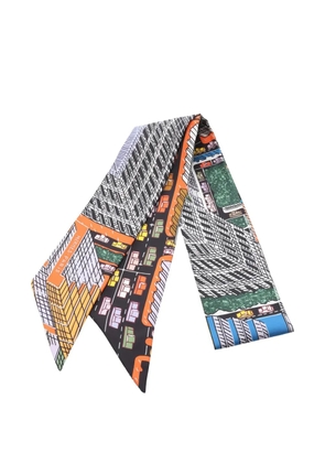 Hermès Pre-Owned Pantin City twilly scarf - Orange