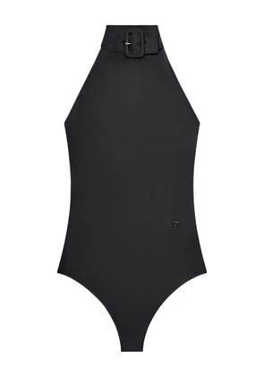 Courrèges buckle-detail bodysuit - Black