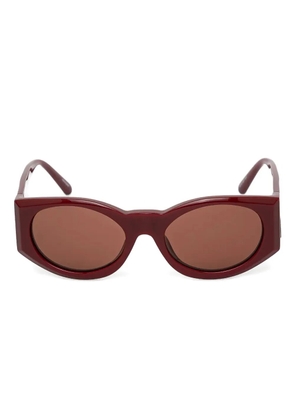 Magda Butrym oval-frame sunglasses - Red