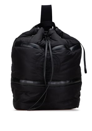 Saint Laurent Pre-Owned 2023 Nylon Rive Gauche Drawstring backpack - Black