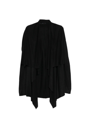 Julius veiled cardigan - Black