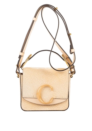 Chloé Pre-Owned leather shoulder bag - Neutrals