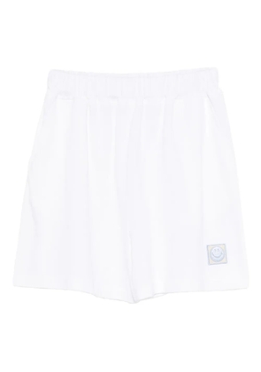 Joshua Sanders Piquet Smiley shorts - White