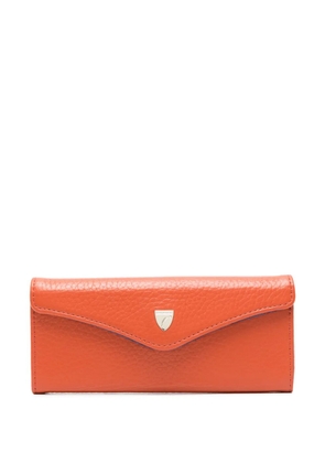Aspinal Of London leather sunglasses case - Orange