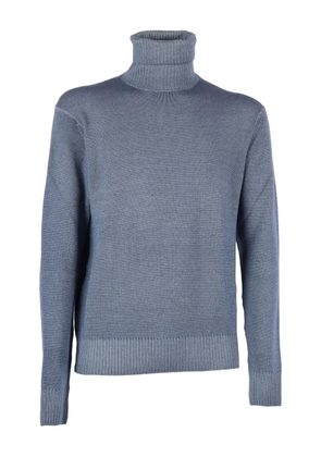 L.B.M. 1911 roll-neck long-sleeve sweater - Blue