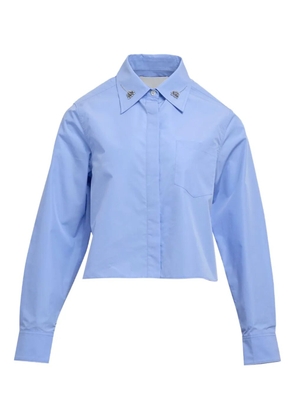 3.1 Phillip Lim embellished collared top - Blue