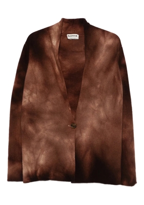 A.N.G.E.L.O. Vintage Upcycling button cashmere cardigan - Brown