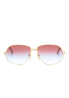 Cartier pilot-frame sunglasses - Gold
