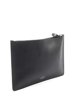 Valentino Garavani Pre-Owned 2010s always leather clutch bag - Black