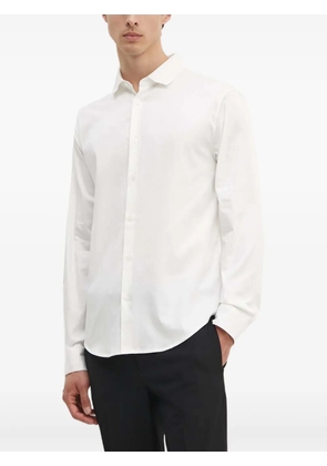 Armani Exchange long-sleeve button-down shirt - Neutrals