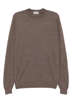 John Smedley crew neck jumper - Brown