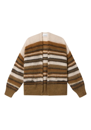 MARANT Danah striped cardigan - Brown