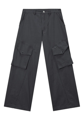 Mini Cream Cargo Pocket Trousers - Grey