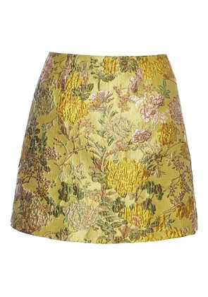 Cara Cara Bea floral mini skirt - Yellow