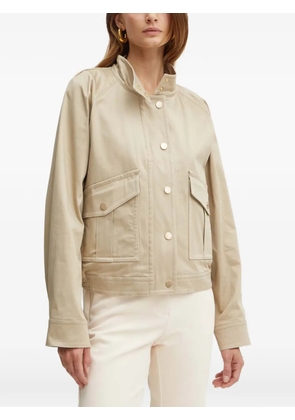 GUESS USA flap-pocket military jacket - Neutrals