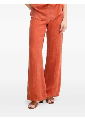 Hoss Intropia Petra leaf-print trousers - Orange