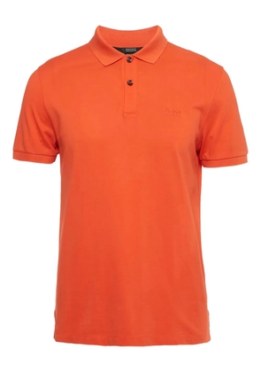 BOSS cotton polo shirt - Orange