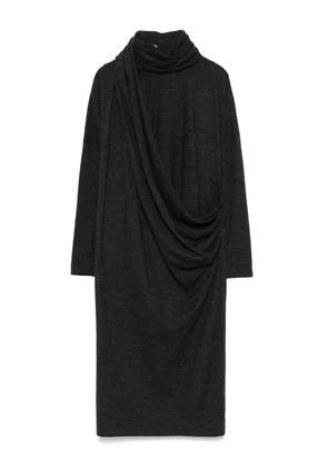 Jean Paul Gaultier Pre-Owned 1980s draped midi dress - Grey